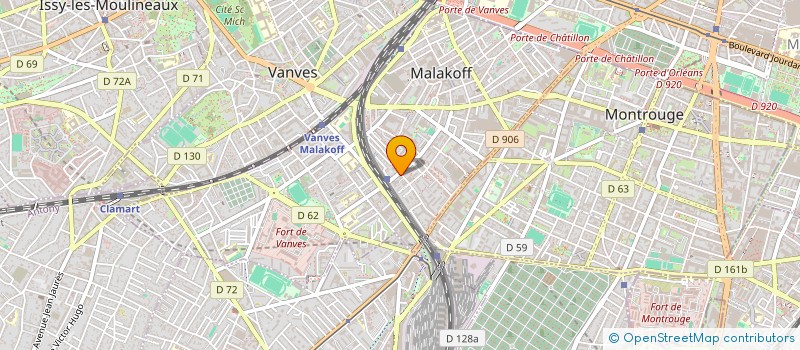 localisation de l'entreprise WIN TECHNOLOGY à MALAKOFF
