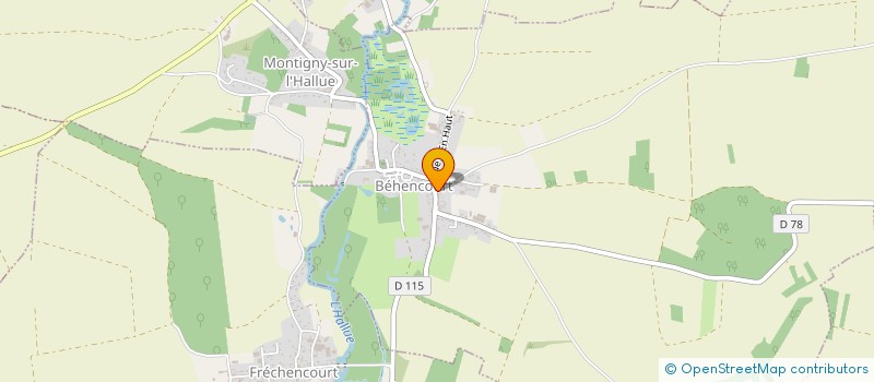 localisation de l'entreprise WIN TIME 80 CONNEXION  BEHENCOURT