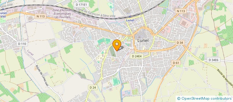 localisation de l'entreprise WIN TRANS  LUNEL