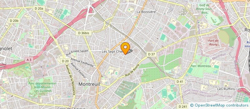 localisation de l'entreprise WIN WIN MUSIC à MONTREUIL