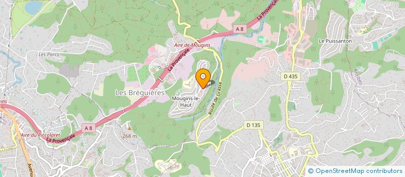 localisation de l'entreprise WINA  MOUGINS