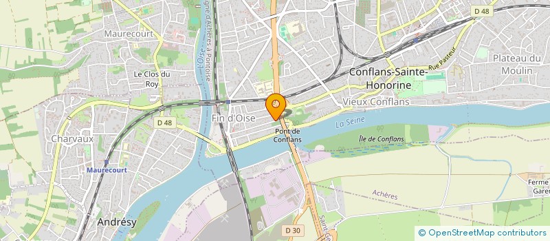 localisation de l'entreprise WINATECK  CONFLANS-SAINTE-HONORINE