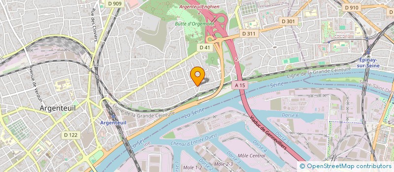 localisation de l'entreprise WINBAZ CAR  ARGENTEUIL