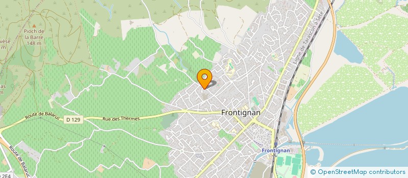 localisation de l'entreprise WINBOOST à FRONTIGNAN