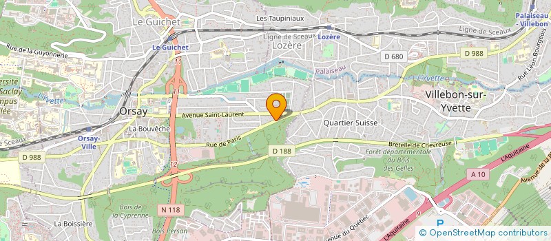 localisation de l'entreprise WINCH CONSULTING à ORSAY