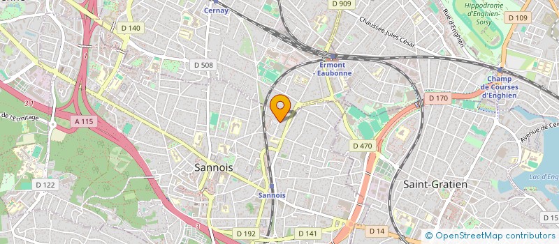 localisation de l'entreprise WINCH INVEST  SANNOIS