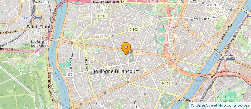 localisation de l'entreprise WINCH STUDIO à BOULOGNE-BILLANCOURT