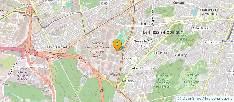 localisation de l'entreprise WINCOM à LE PLESSIS-ROBINSON