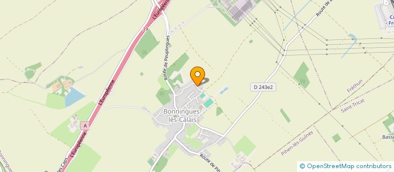 localisation de l'entreprise WIND 62  BONNINGUES-LES-CALAIS