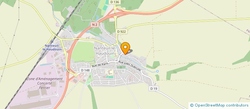 localisation de l'entreprise WIND C TRAVEL  NANTEUIL-LE-HAUDOUIN