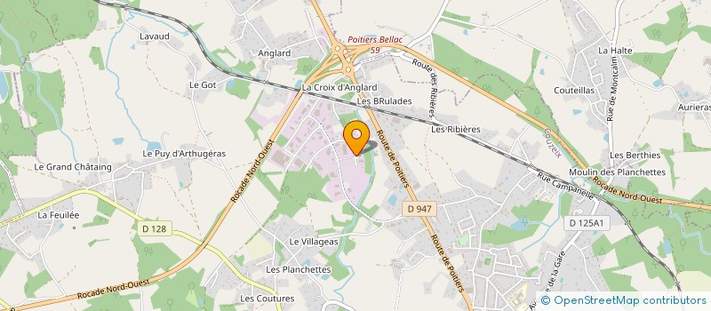 localisation de l'entreprise WIND HOME à COUZEIX