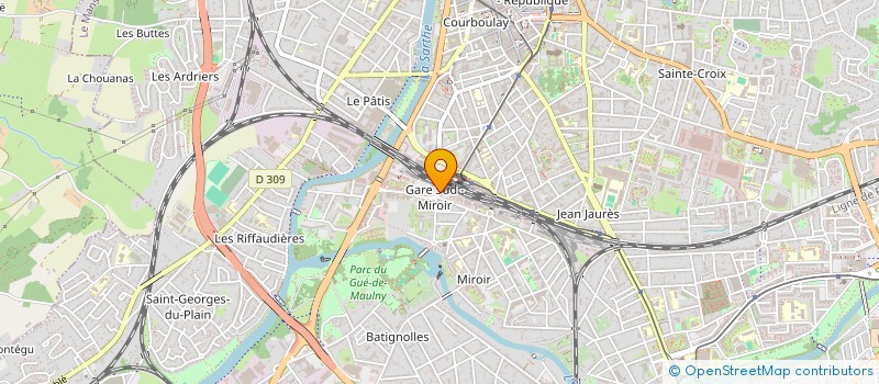 localisation de l'entreprise WIND & METAL SERVICES  LE MANS