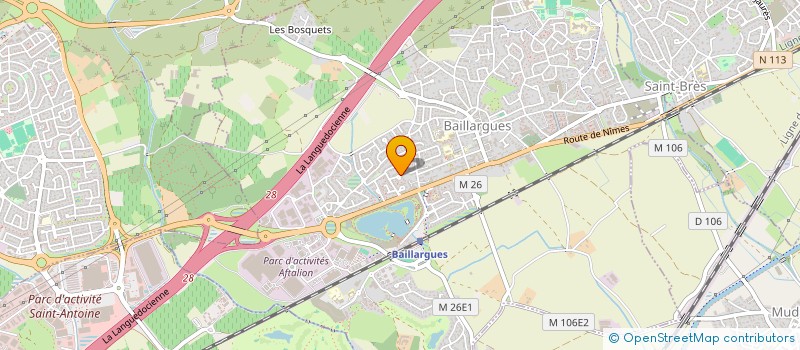localisation de l'entreprise WIND N PADDLE  BAILLARGUES