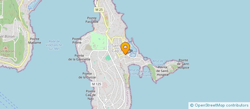 localisation de l'entreprise WIND OF CHANGE  SAINT-JEAN-CAP-FERRAT