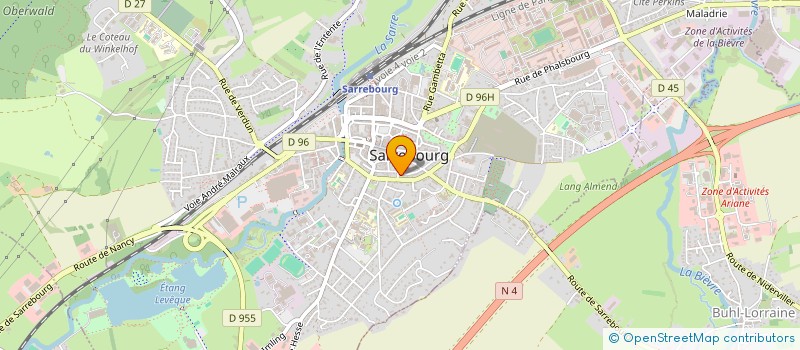localisation de l'entreprise WIND OF PLEASURE à SARREBOURG