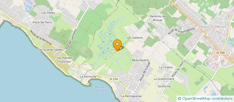 localisation de l'entreprise WIND OLERON CLUB  DOLUS D'OLERON