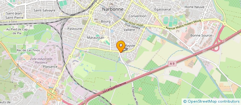 localisation de l'entreprise WIND'OR  NARBONNE