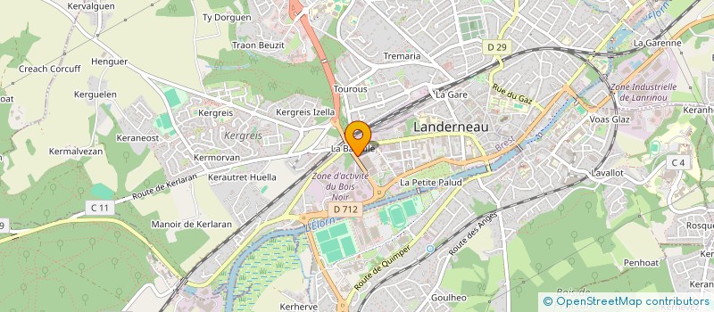 localisation de l'entreprise WINDELORN à LANDERNEAU