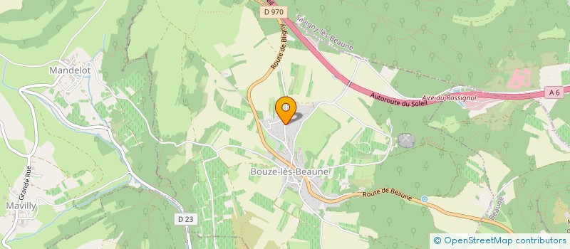localisation de l'entreprise WINDFI à BOUZE-LES-BEAUNE