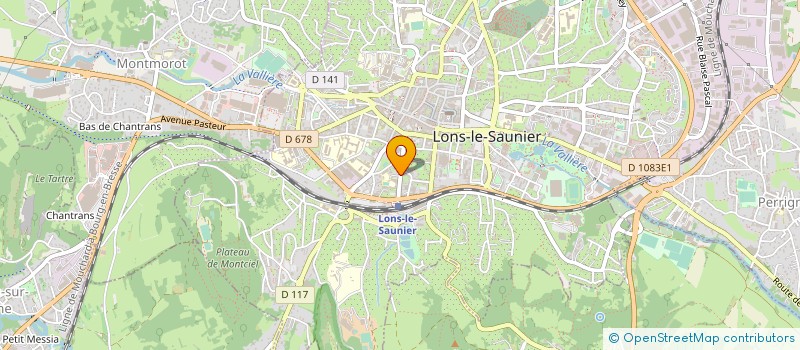 localisation de l'entreprise WINDMILL à LONS-LE-SAUNIER
