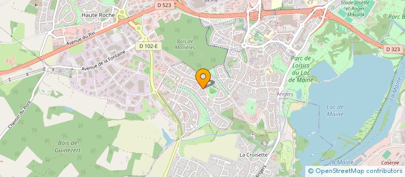 localisation de l'entreprise WINDO à ANGERS