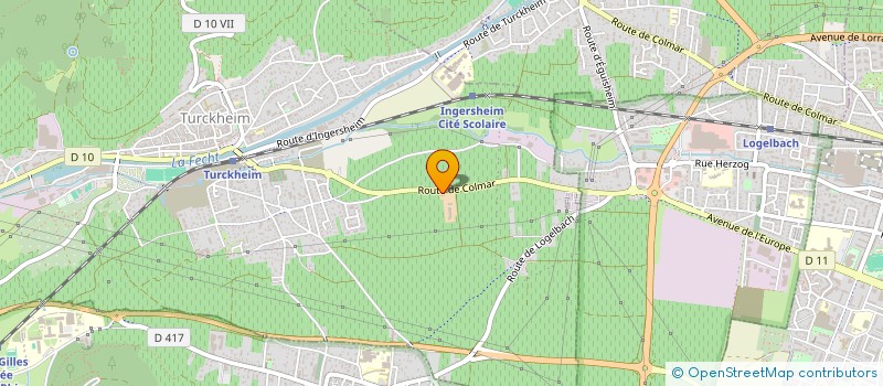 localisation de l'entreprise WINDSBUHL  TURCKHEIM