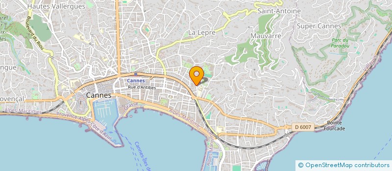 localisation de l'entreprise WINDSOR  CANNES