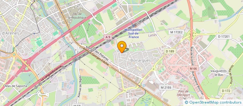 localisation de l'entreprise WINDSURF CLUB DE PALAVAS  LATTES