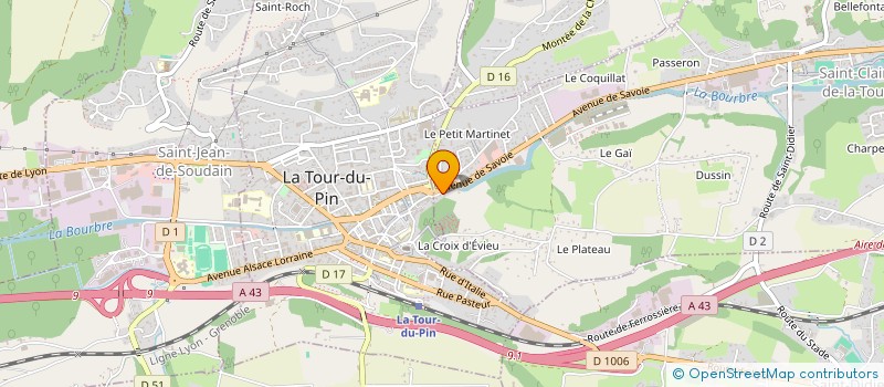 localisation de l'entreprise WINDWAYS à SAINT-CLAIR-DE-LA-TOUR