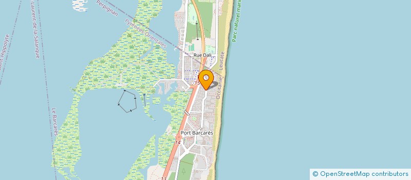 localisation de l'entreprise WINDY LE BARCARES  LE BARCARES