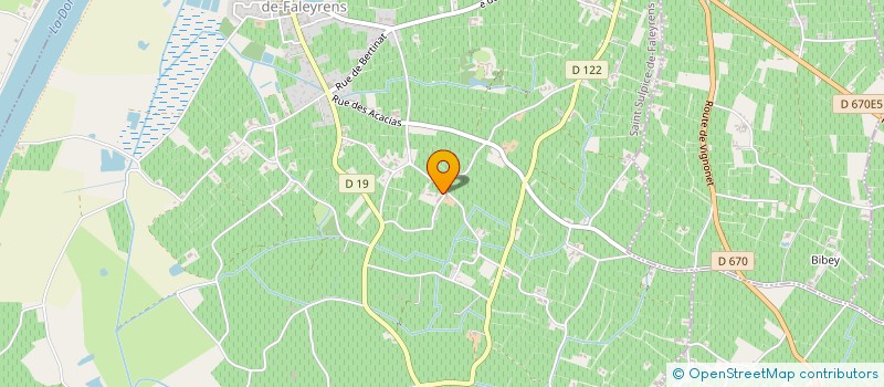 localisation de l'entreprise WINE AROMA  SAINT-SULPICE-DE-FALEYRENS