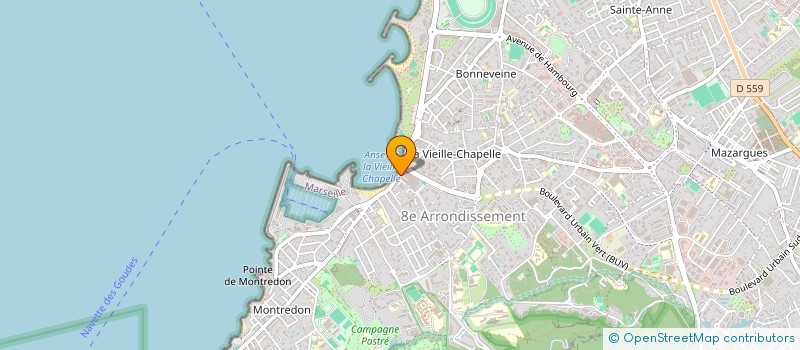 localisation de l'entreprise WINE & CHEESE POINTE ROUGE  MARSEILLE