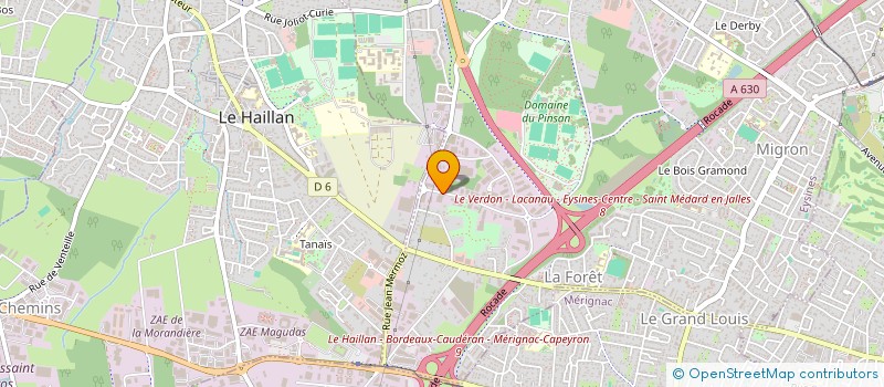 localisation de l'entreprise WINE-CITY-BORDEAUX  EYSINES