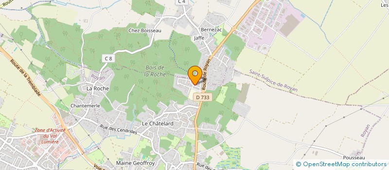 localisation de l'entreprise WINE DESIGN  ROYAN