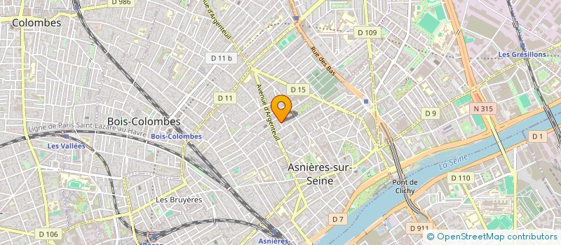 localisation de l'entreprise WINE DREAM AUSTRALIA  ASNIERES-SUR-SEINE