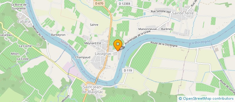 localisation de l'entreprise WINE IN PROGRESS à SAINTE-TERRE