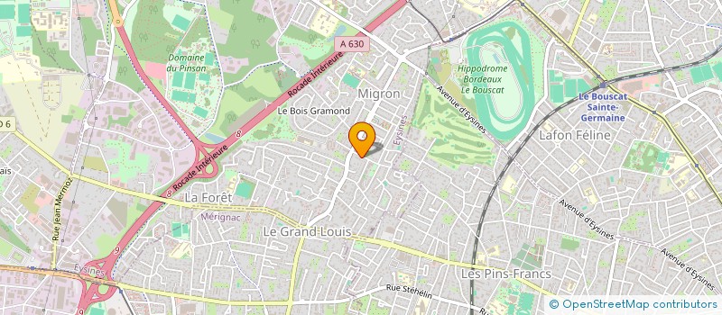 localisation de l'entreprise WINE INTERNATIONAL NETWORKING  EYSINES