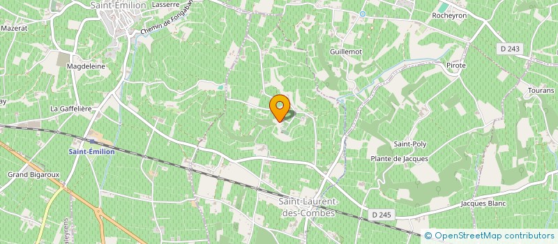 localisation de l'entreprise WINE LINKS  SAINT-LAURENT-DES-COMBES