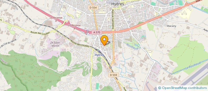 localisation de l'entreprise WINE NOT à HYERES