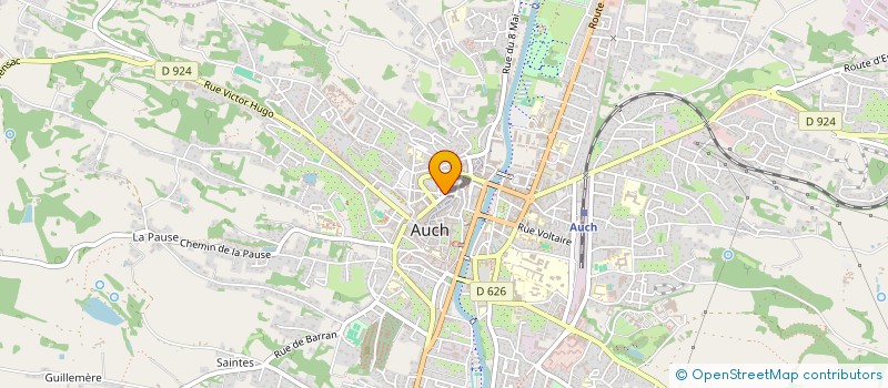 localisation de l'entreprise WINE O'CLOCK  AUCH