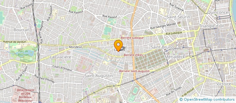 localisation de l'entreprise WINE RUNNER à BORDEAUX