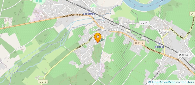 localisation de l'entreprise WINE SAFE  CASTRES-GIRONDE