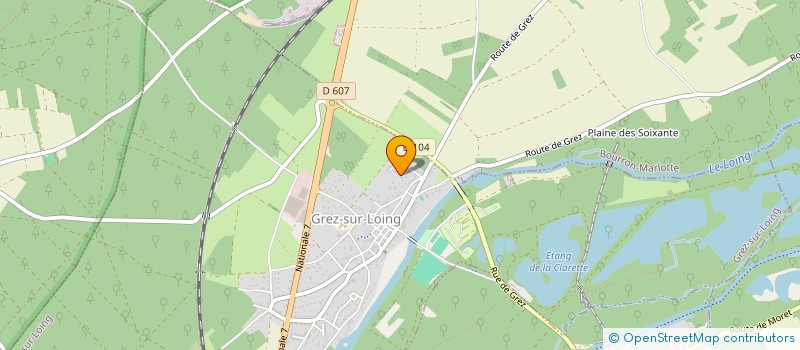 localisation de l'entreprise WINE & SPIRIT  GREZ-SUR-LOING