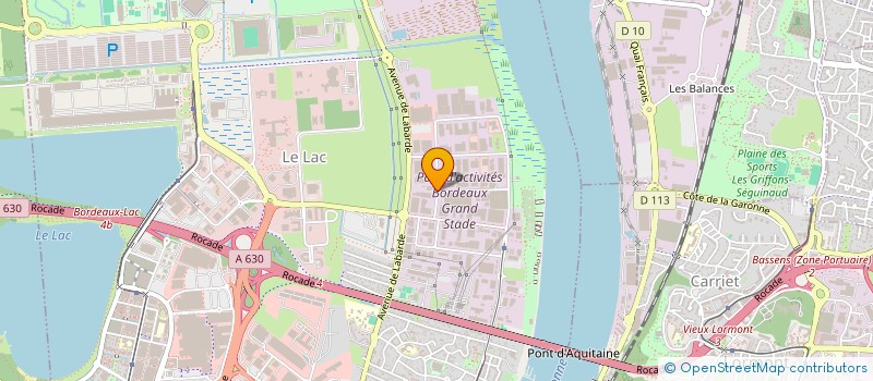 localisation de l'entreprise WINE & SPIRITS TRADE AGENCY  BORDEAUX