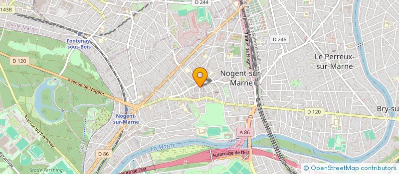localisation de l'entreprise WINE & TASTE SAS à NOGENT-SUR-MARNE