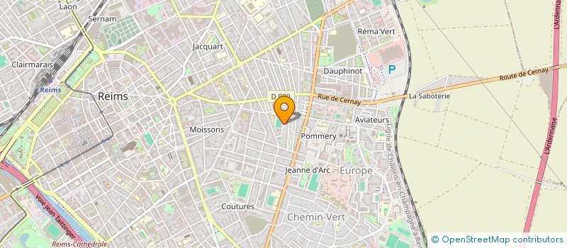 localisation de l'entreprise WINE WALKS  REIMS