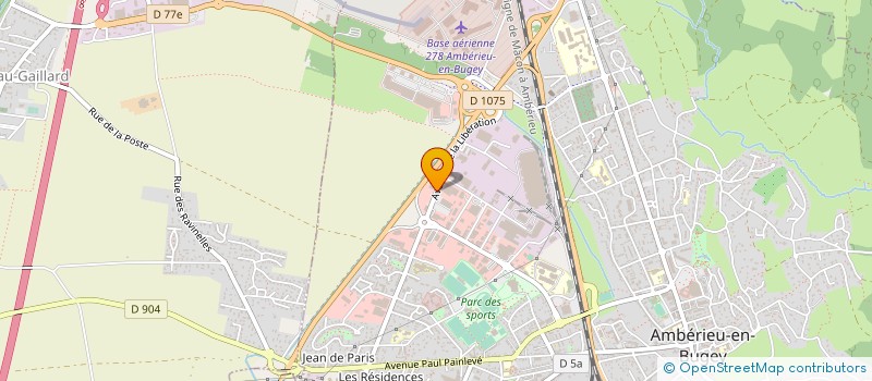 localisation de l'entreprise WINEA  AMBERIEU-EN-BUGEY