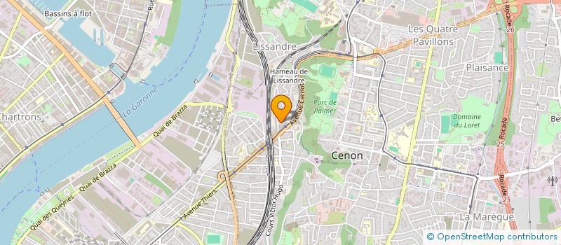 localisation de l'entreprise WINEBERRY FRANCE  CENON