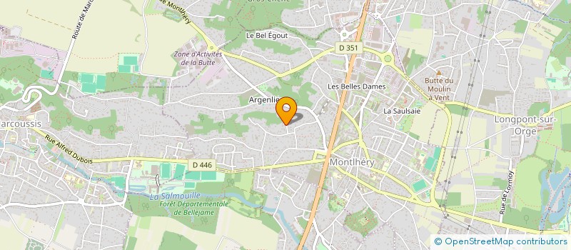 localisation de l'entreprise WINECOM  MONTLHERY