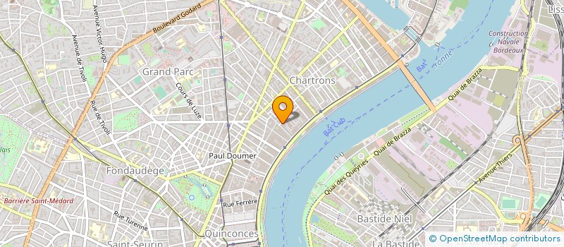 localisation de l'entreprise WINEDATASYSTEM à BORDEAUX